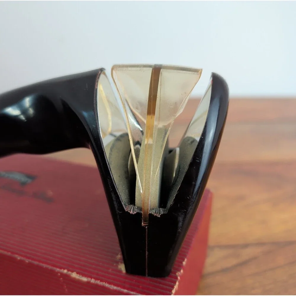 Cutco Knife Sharpener Vintage Hand Held Pull Through Honing Stone Kitchen Tool